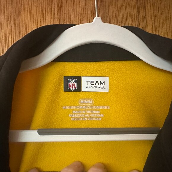 Team Apparel M Qtr. Zip Steelers Pullover Jacket - Picture 1 of 7